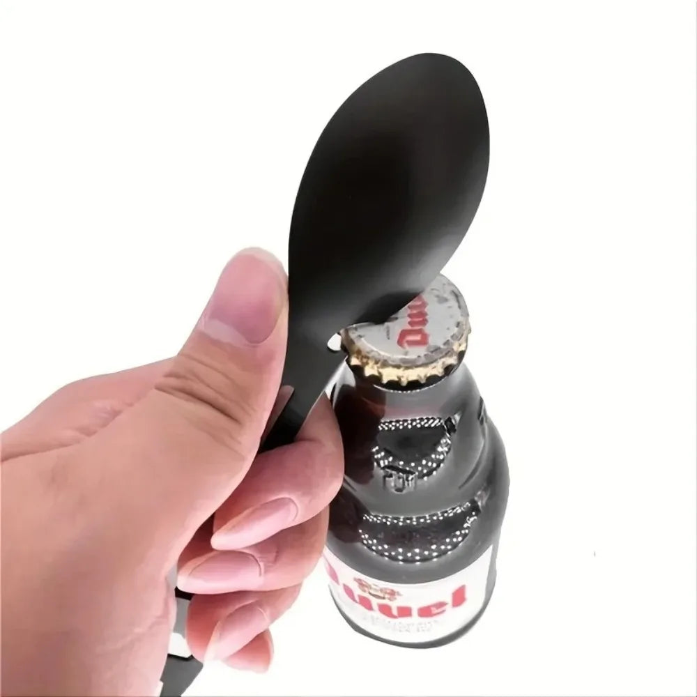 Brehn | TrailSpork Pro | 6-in-1 Edelstahl Camping-Spork | Gabel, Löffel, Grabwerkzeug & Selbstschutz | Ultraleicht & kompakt | Für Outdoor & Survival
