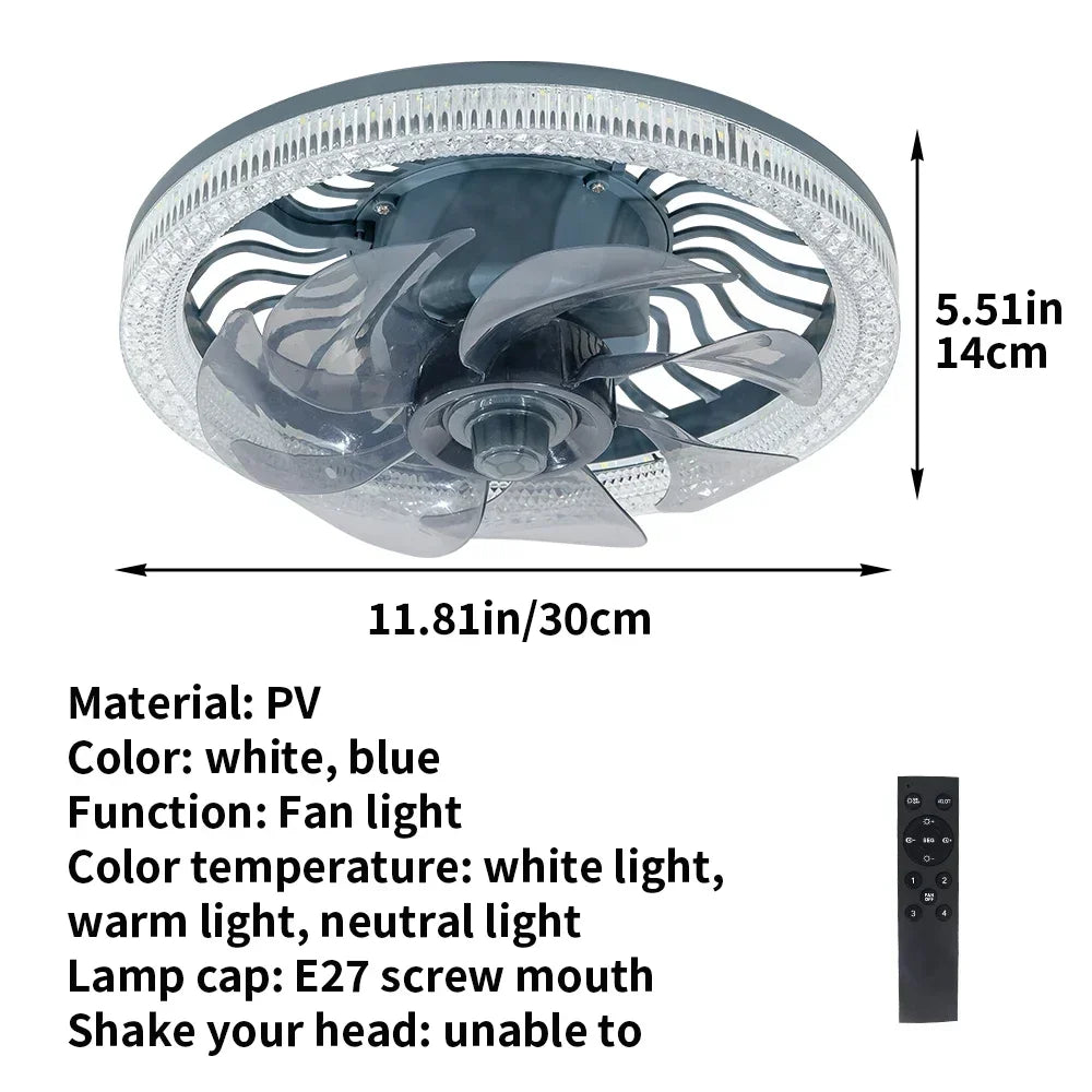 3in1 Fernbedienung Geräuschlos Elegant Ventilator Lampe | Brehn