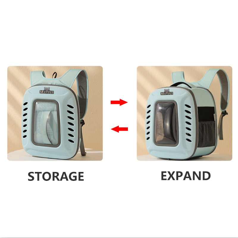 Brehn | Atmungsaktive Haustier Pod Tragetasche Rucksack