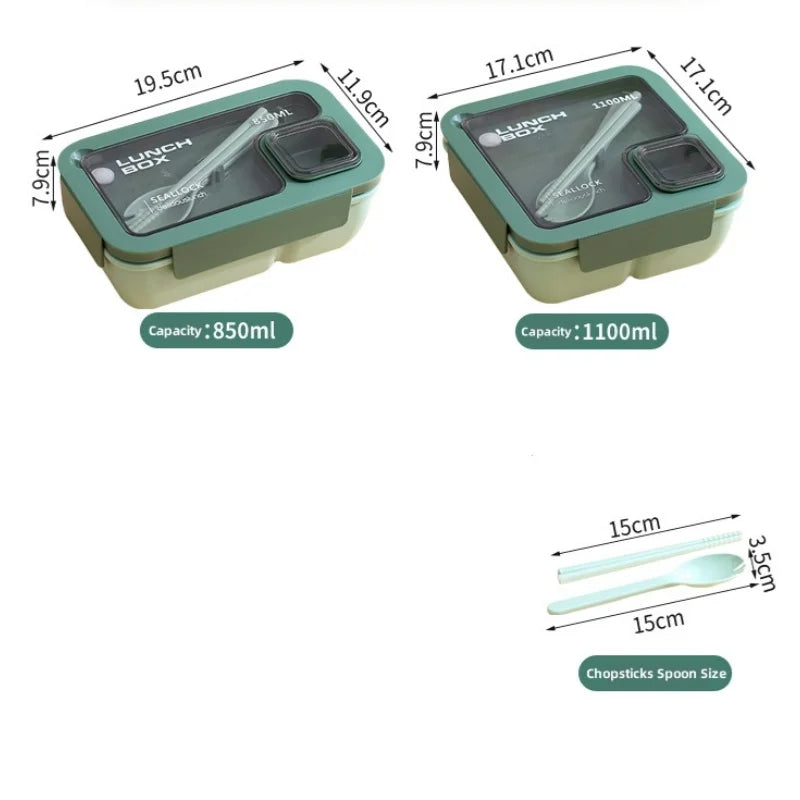 Bento Lunchbox für unterwegs mit Besteck | Brehn