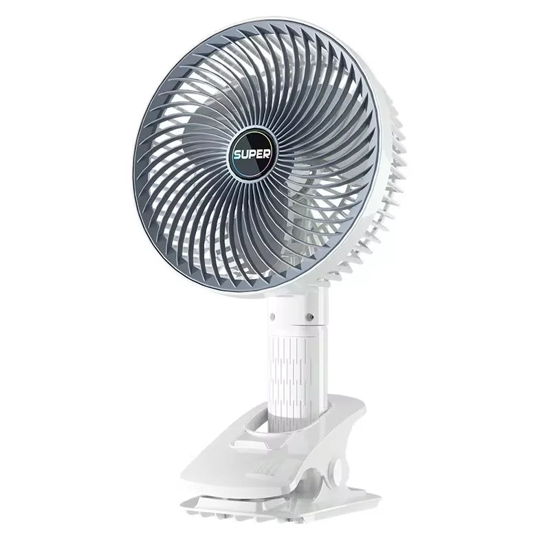 Clip-On Tragbarer Kompakter USB Wiederaufladbarer Kühlventilator | Brehn