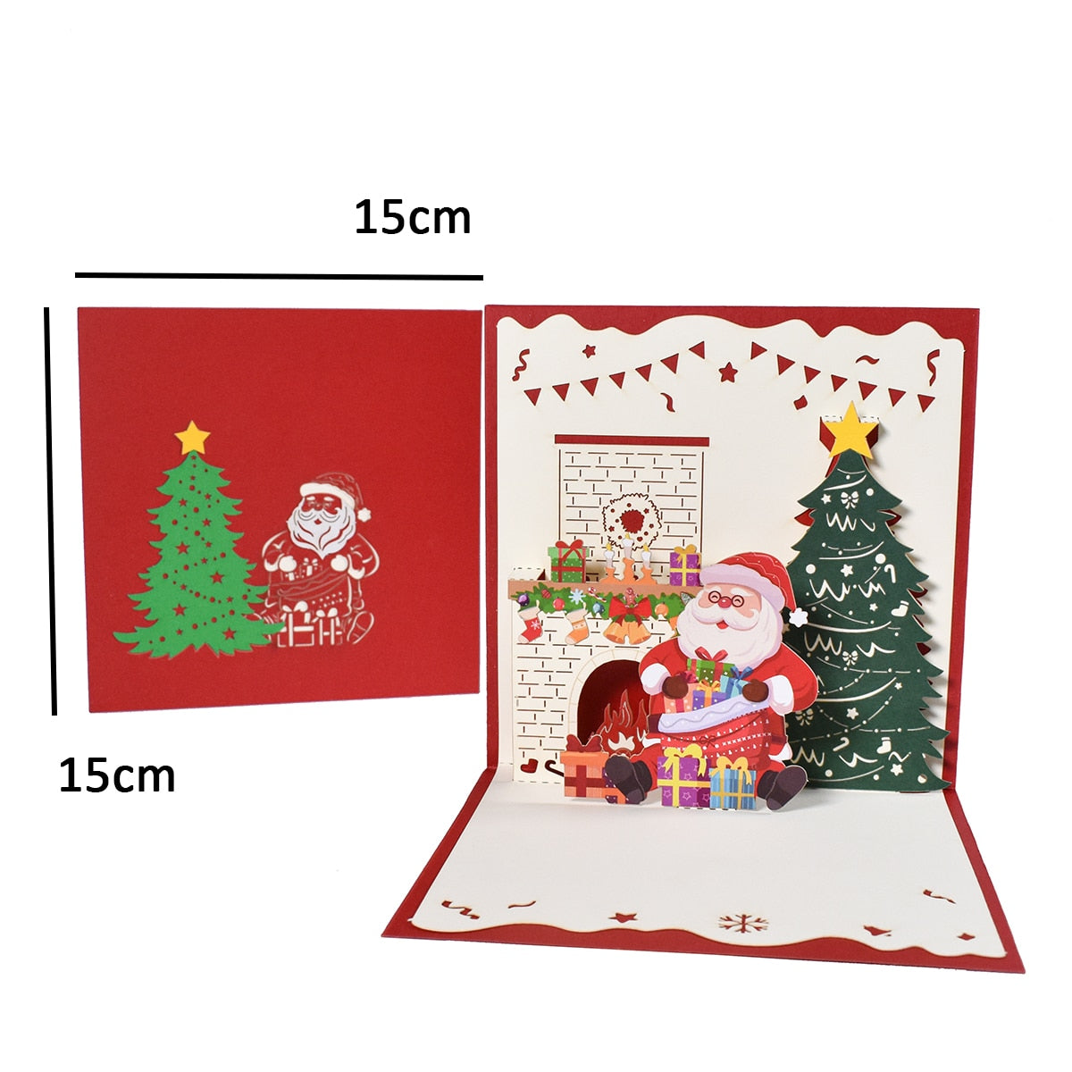 Brehn | 3D Pop-Up Fröhliche Weihnachtsgeschenkkarten