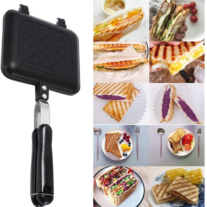 Brehn | Doppelseitiger Antihaft-Sandwich-Maker-Pfanne