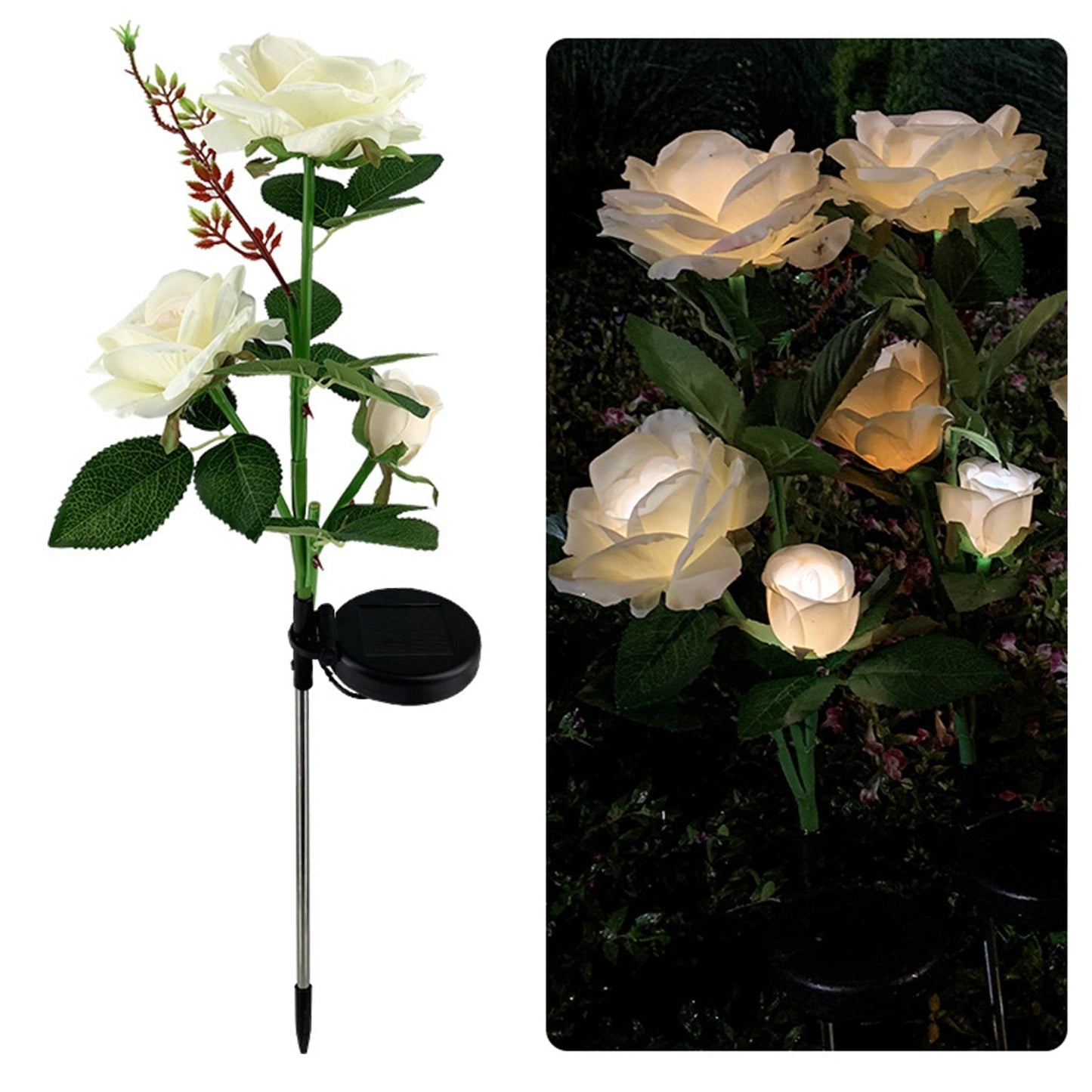 LED Solar Rose Decorative Light | Brehn