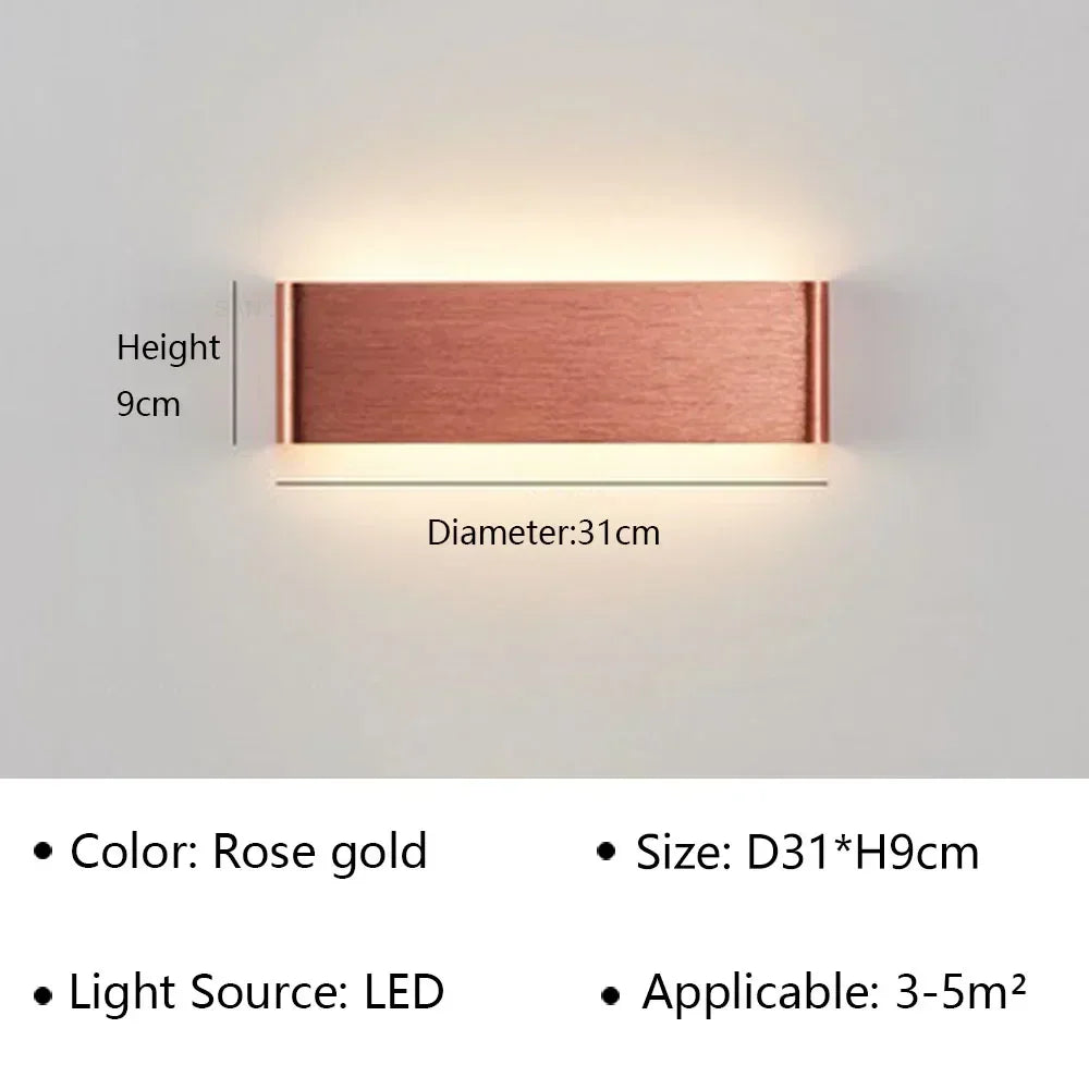 Brehn | LumiEra Moderne LED Wandleuchte | Stilvolles Design | Warmweißes Licht für Schlafzimmer, Flur & Badezimmer