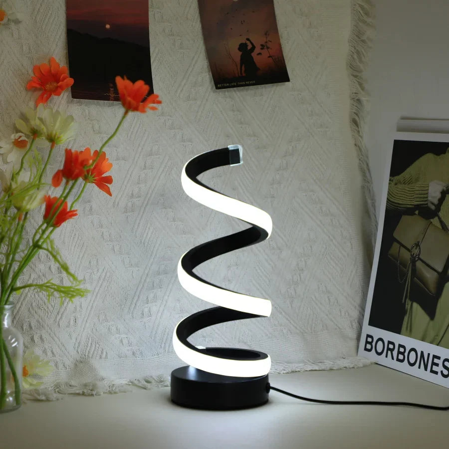 Brehn | Moderne S-förmige Schreibtischlampe - FlexiGlow