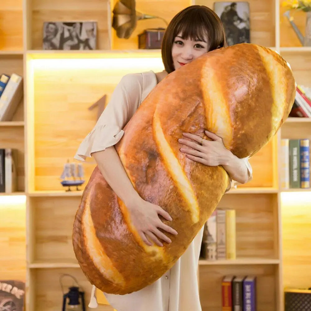 Großes Brot Soft WashaBrehne Plüschkissen