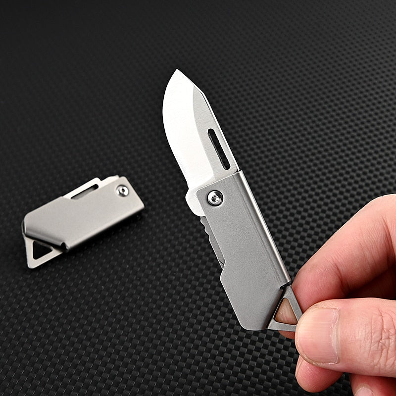 Brehn | Faltbares Master Edelstahl Survival Mini-Messer