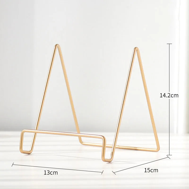 Brehn | Eisenkunst Multi-Use Display Stand: Vielseitiger Magazin-, Geschirr-, Bilder- und Fotoalbum-Ständer für die Wohnkultur