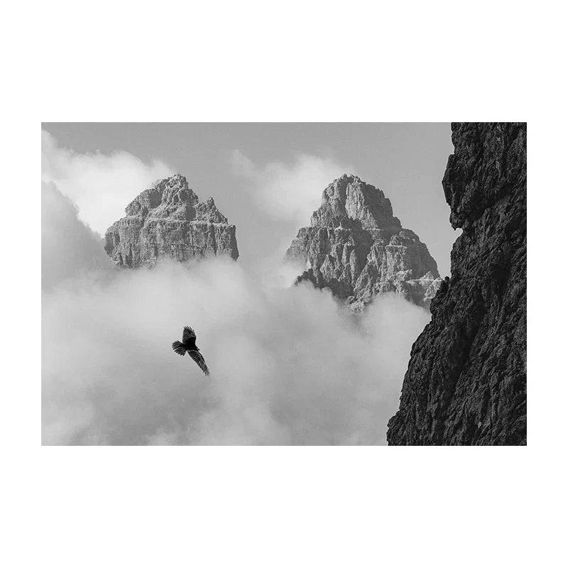 Nordische Wildnis Adler Reh Landschaft Wandkunst Fein Kunst Leinwanddrucke Bilder Für Wohnzimmer Esszimmer Nordische Heimdekoration | Brehn