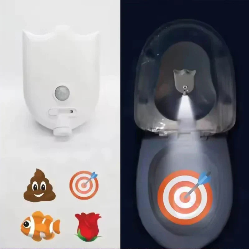 Hintergrundbeleuchteter Toiletten-LED-Sensorprojektor