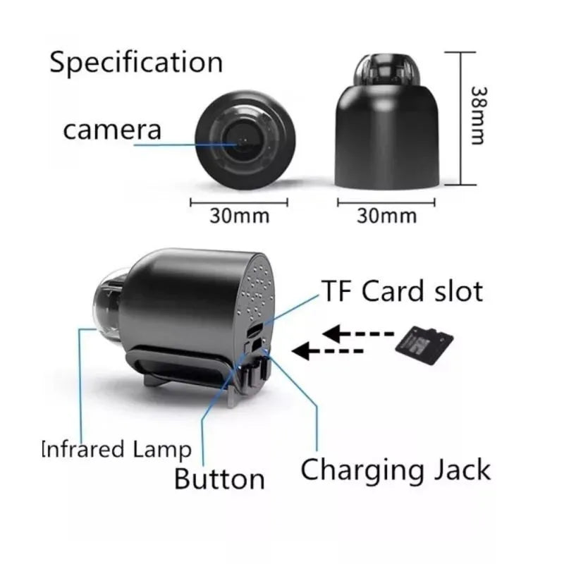 Brehn | Mini 5G Wireless Wifi Kamera 1080P HD