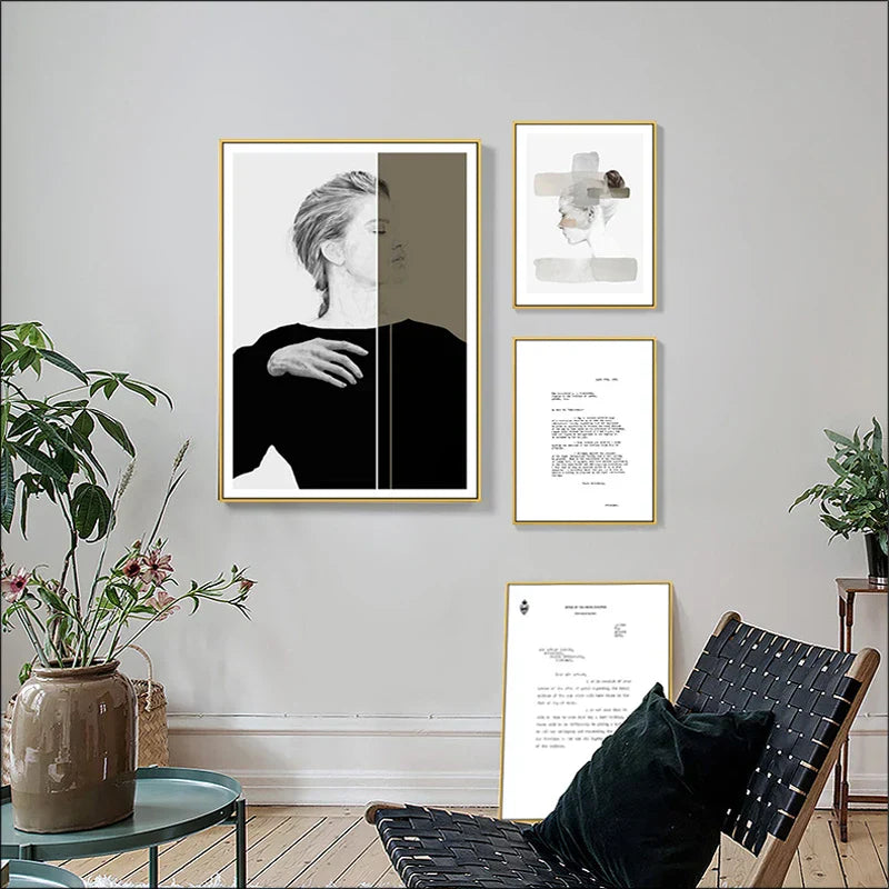 Minimalistische Design-Trends Galerie Wandkunst Fine Art Leinwanddrucke Nordische Bilder Für Wohnzimmer Schlafzimmer Skandinavische Wohnkultur