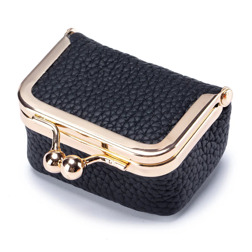 Brehn | Mini Retro Leder Reise Schmuck Aufbewahrungstasche