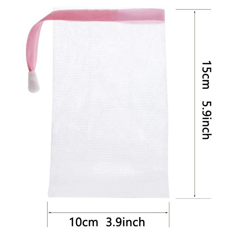 VIvolux | 10Pcs Hängbare Seifenorganisator-Mesh-Tasche