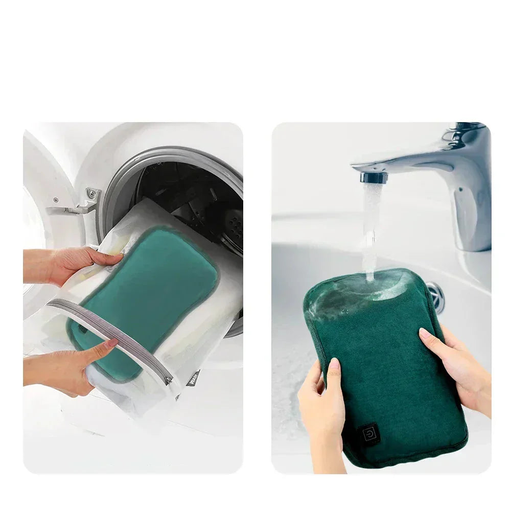 Brehn | Tragbares Graphen-Heizkissen | USB-Wiederaufladbar | 3 Temperaturstufen | Ergonomischer Hand- & Bauchwärmer | Inkl. intelligenter Abschaltautomatik