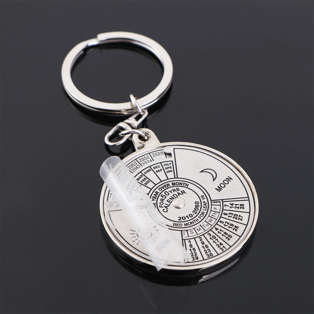 Kreativer Zeitportal Mini Metall Kalender Schlüsselanhänger | Brehn