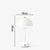 Nordische farbenfrohe Tischlampe