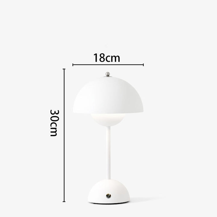 Nordische farbenfrohe Tischlampe