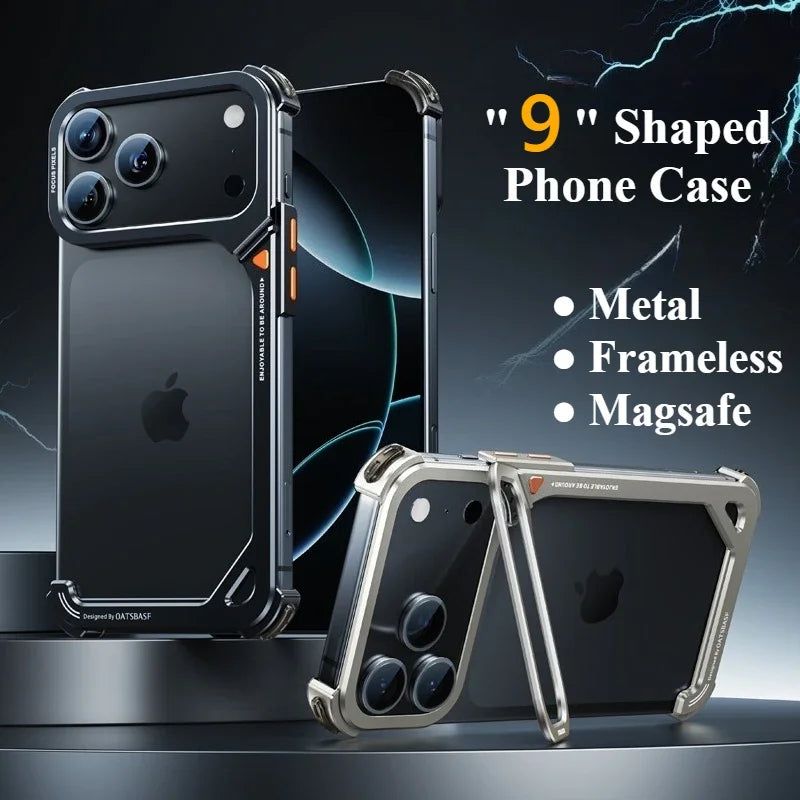Metallrahmenloser Bumper für iPhone 17