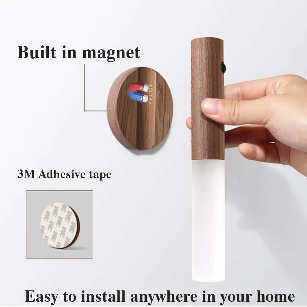 Magnetisches LED-Bewegungsmelder-Nachtlicht | Brehn