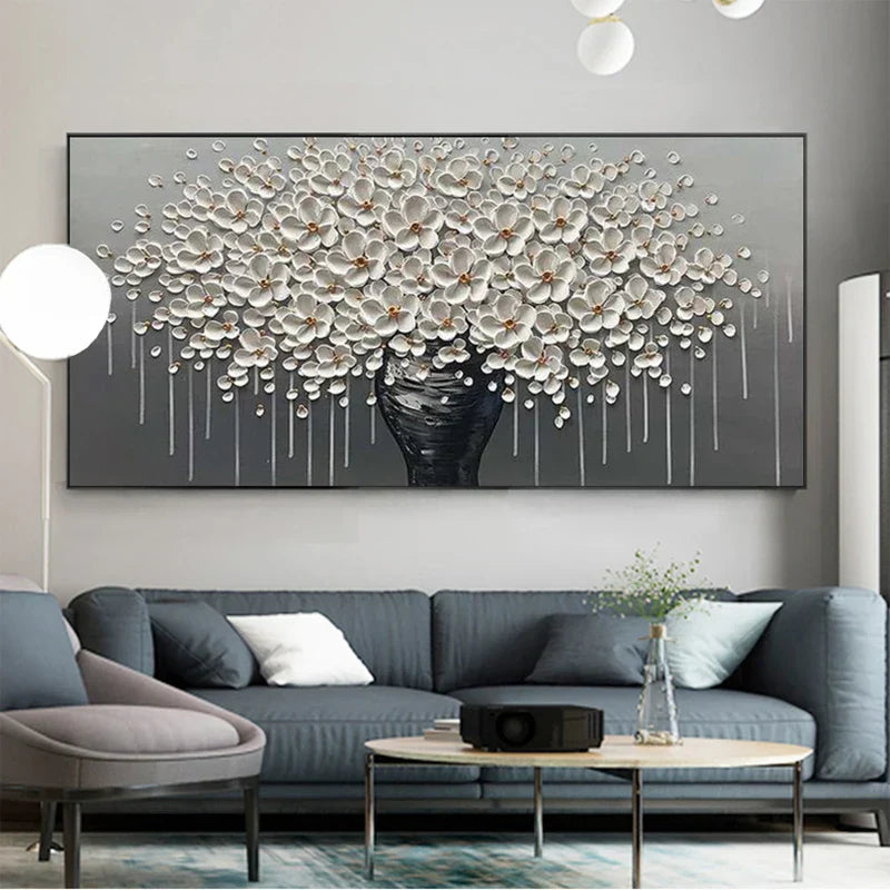 Moderne abstrakte Blumenbaum Wandkunst Fine Art Leinwanddrucke Große Größen Bilder Für Wohnzimmer Schlafzimmer Home Office Kunstdekoration | Brehn