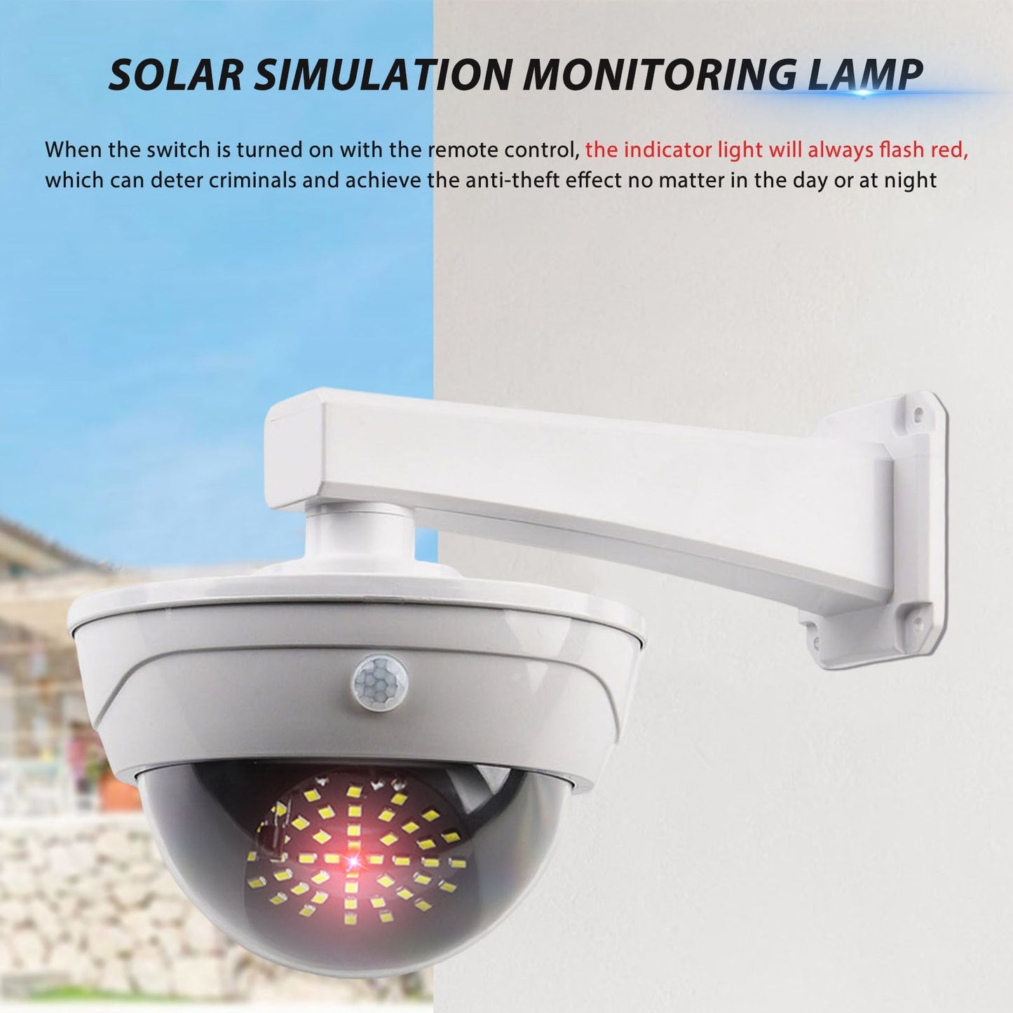 Brehn | Outdoor-Wasserdichte Solar-Dummy-Sicherheitskamera