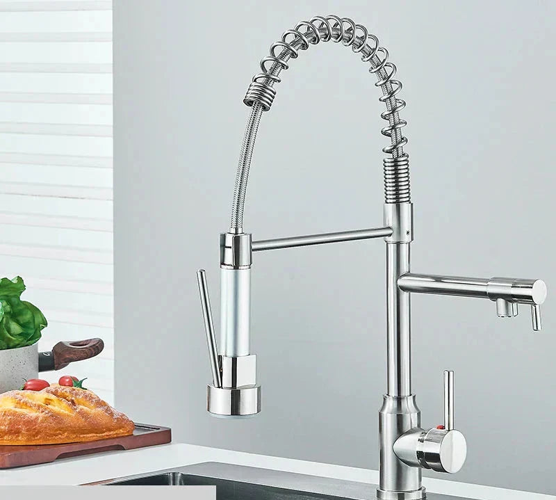 MixMaster – Flexibler 360° drehbarer Küchenmischerhahn Brehn