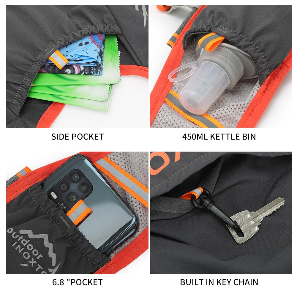 VIvolux | Hike Racer Atmungsaktive Weste Lauf Rucksack