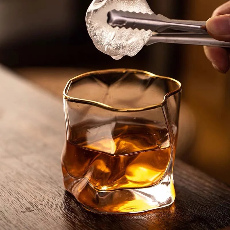 Texturiertes Whiskeyglas 2-teilige Set Brehn
