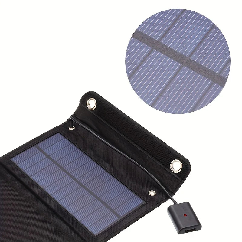 Solariq FoldPanel 30 | Faltbares Solarpanel | 30 W USB | Wasserdicht & Mobil