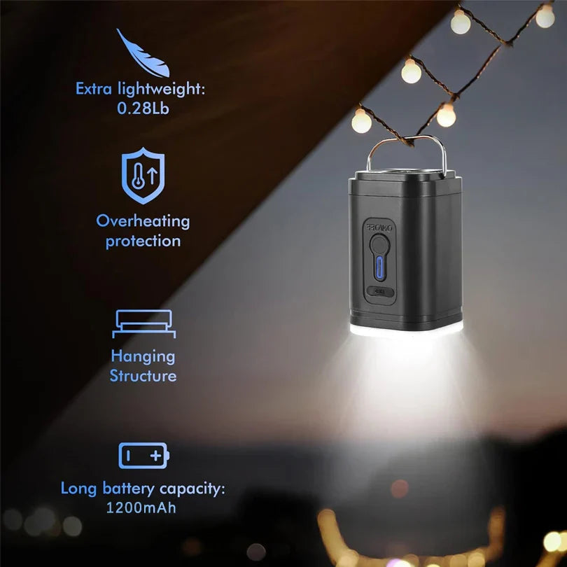 Mini-Luftpumpe USB-C mit 5 Düsen – 200 L/min | Brehn