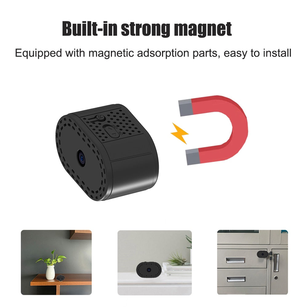 Brehn | Magnetische Tag Nacht Mini Drahtlose Kamera IP Rekorder