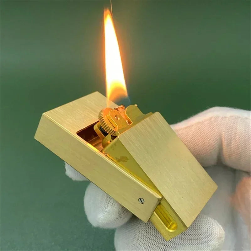 Zeitloser Messing-Streichholzschachtel Handgemachter Kerosin Feuerzeug | Brehn