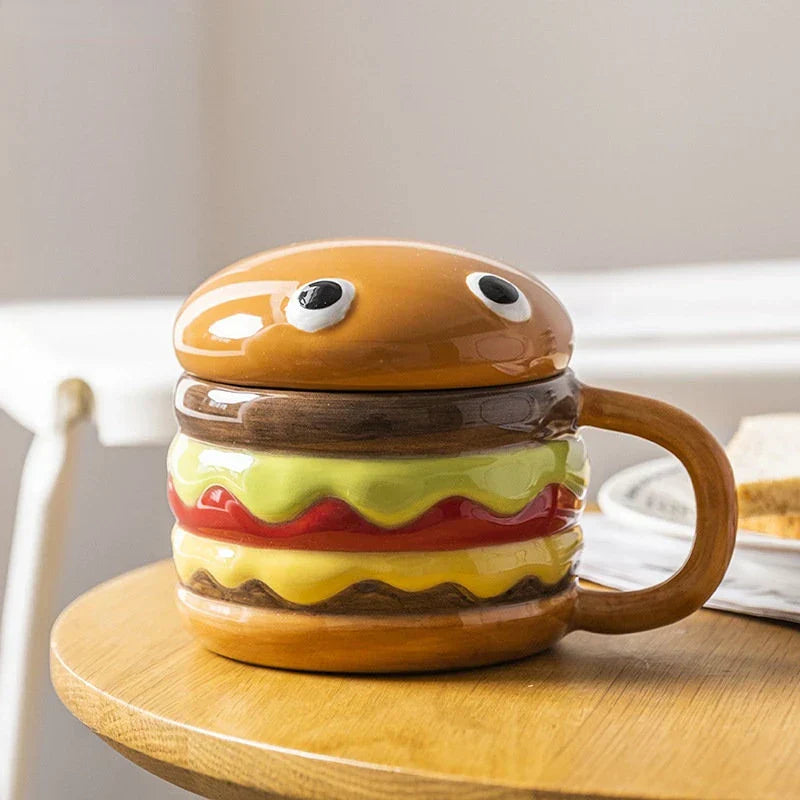 Lecker Hamburger-förmige Keramiktasse