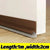 Brehn | Türdichtung FlexGuard | Hitzebeständig & Abriebfest | Für Türen & Fenster | In 4 Farben
