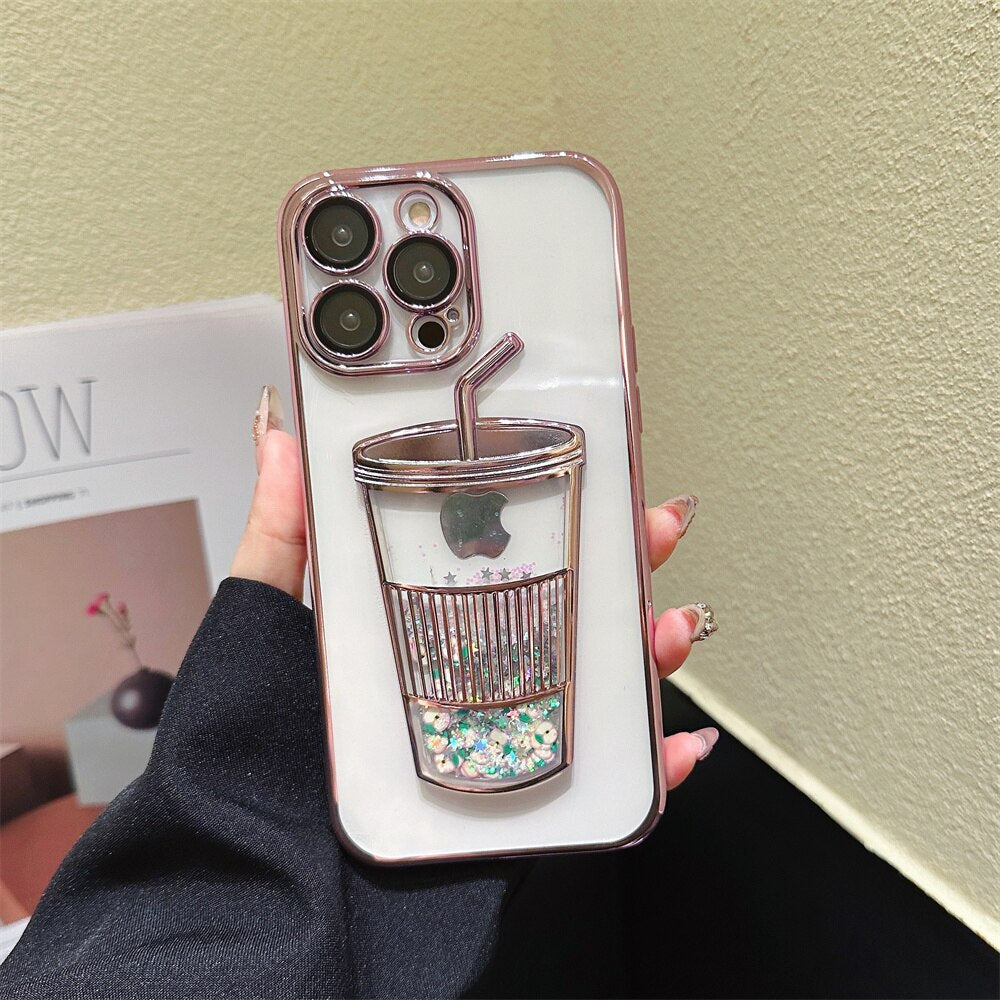 VIvolux | Glitter Star Trinkbecher iPhone-Hülle