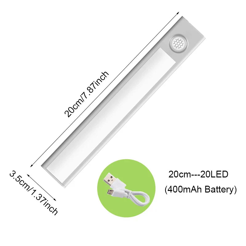 Brehn | USB wiederaufladbare Bewegungsmelderlampe