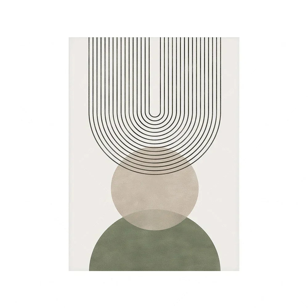 Salbeigrün Beige Minimalistische Abstrakte Botanische Wandkunst Feine Kunst Leinwanddrucke Bilder Für Wohnzimmer Esszimmer Nordische Wohnkultur | Brehn