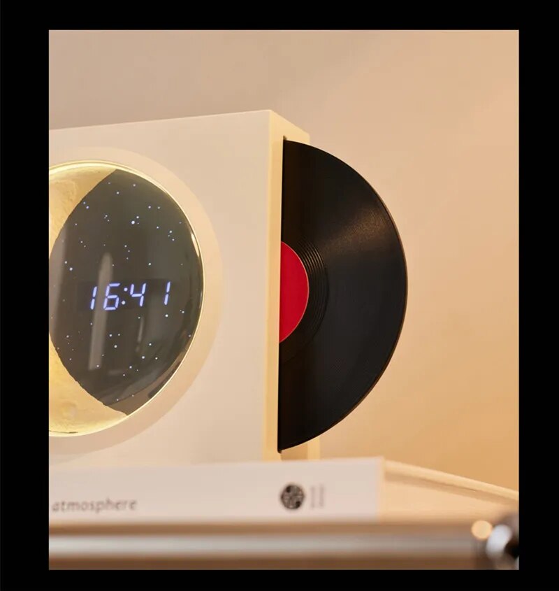 Lunar Tune Wireless Speaker Clock | Brehn
