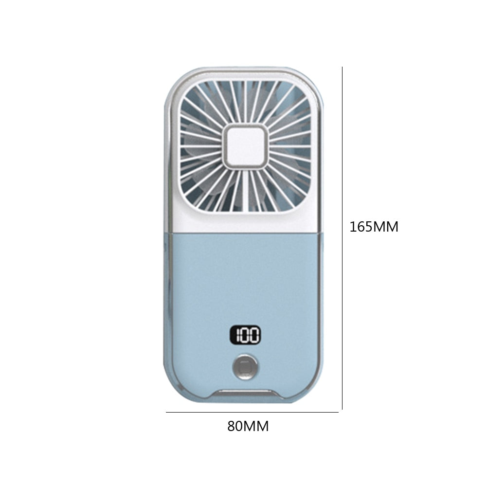 VIvolux | Tragbarer wiederaufladbarer magischer Handyhalter Kühler Ventilator