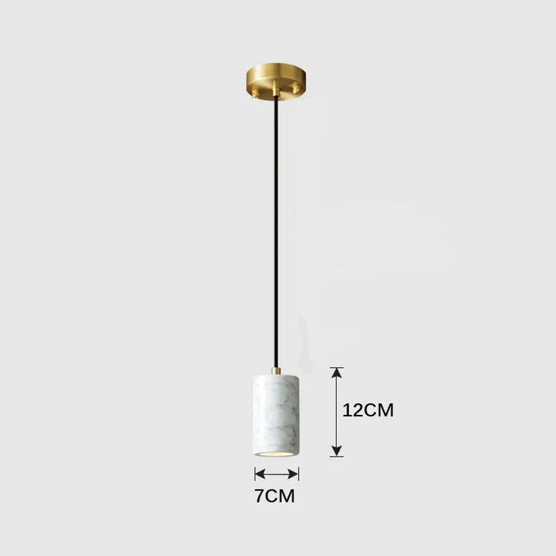 Brehn | Minimalistische Marmor LED Pendelleuchte