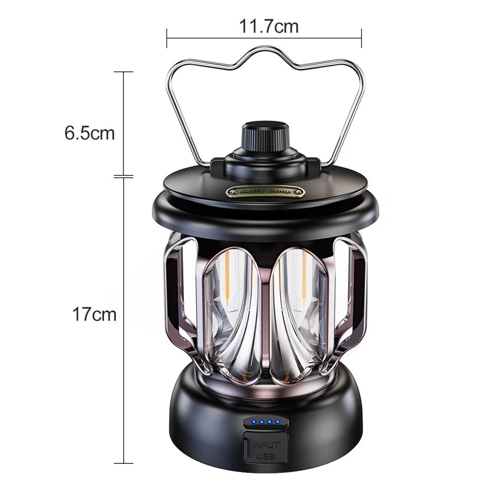 Brehn | Retro Power Bank Camping LED Lampe