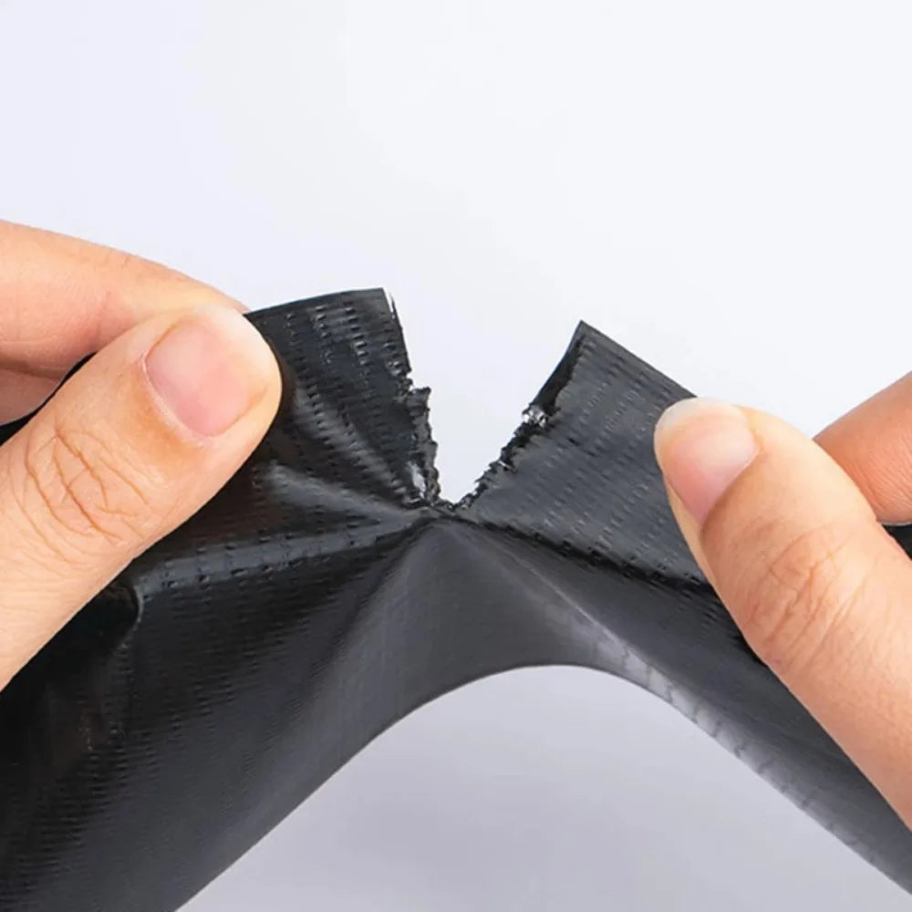 Brehn | LederFixx Selbstklebendes Lederreparaturband | PU-Material | Wasserdicht & Zuschneidbar | 5 cm × 5/10/20 m & 10 cm × 10 m | Schwarz