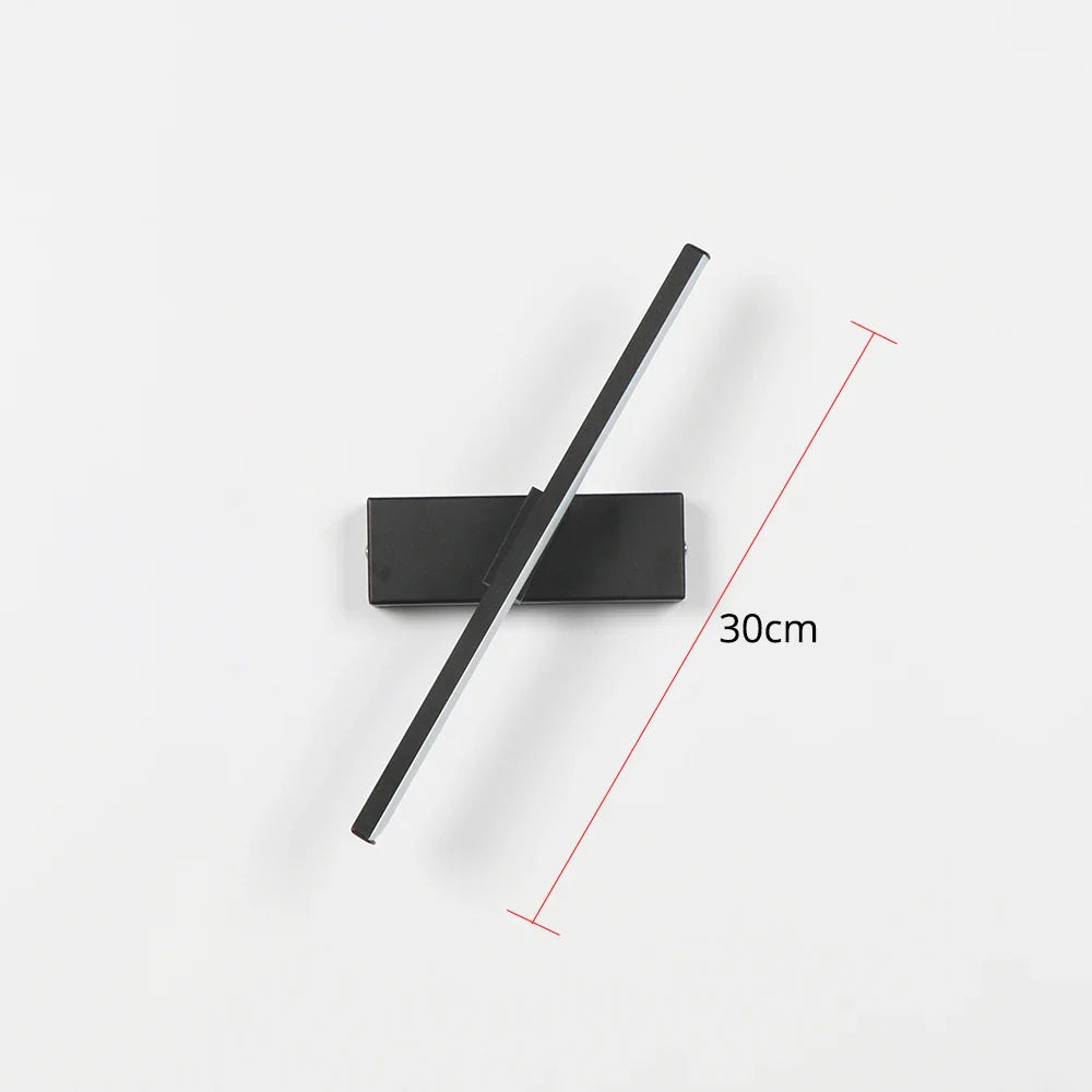 Brehn | AuroLite Verstellbare LED-Wandleuchte | 330° Schwenkbar | Modernes Design für Schlafzimmer & Wohnzimmer | Aluminium