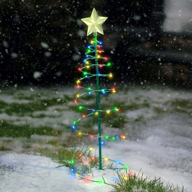 Brehn | Solar Garten LED Weihnachtsbaumlicht