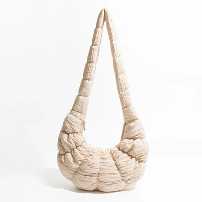 Puff Croissant Schultertasche