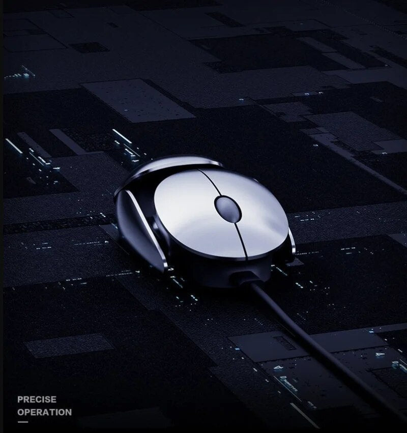 VIvolux | Aluminium Raum Schiff Drahtlose Gaming Maus