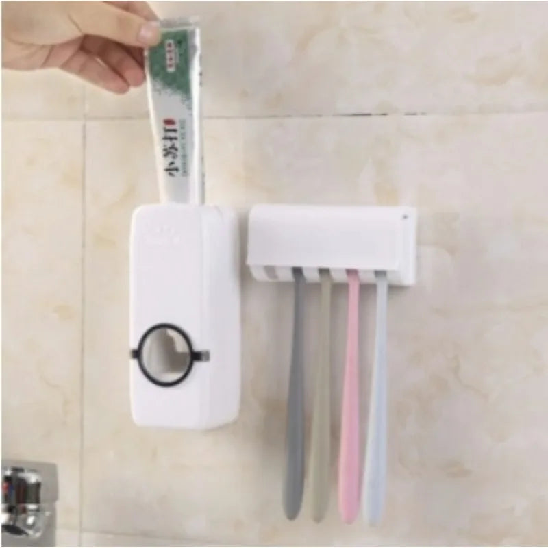 VIvolux | Automatischer Zahnpasta-Ausdrücker Zahnb Bürstenhalter