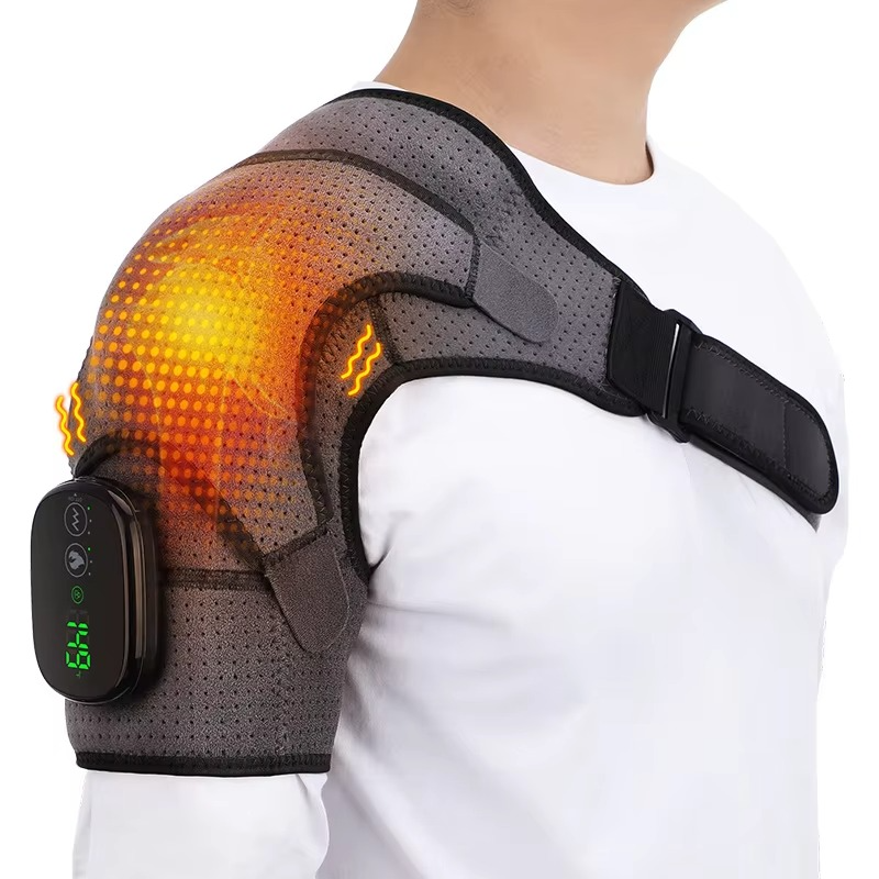 Verstellbare, beheizbare Schultermassagebandage zur Muskelentspannung